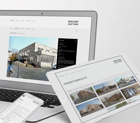 Responsive Website B&ouml;hlken Architektur